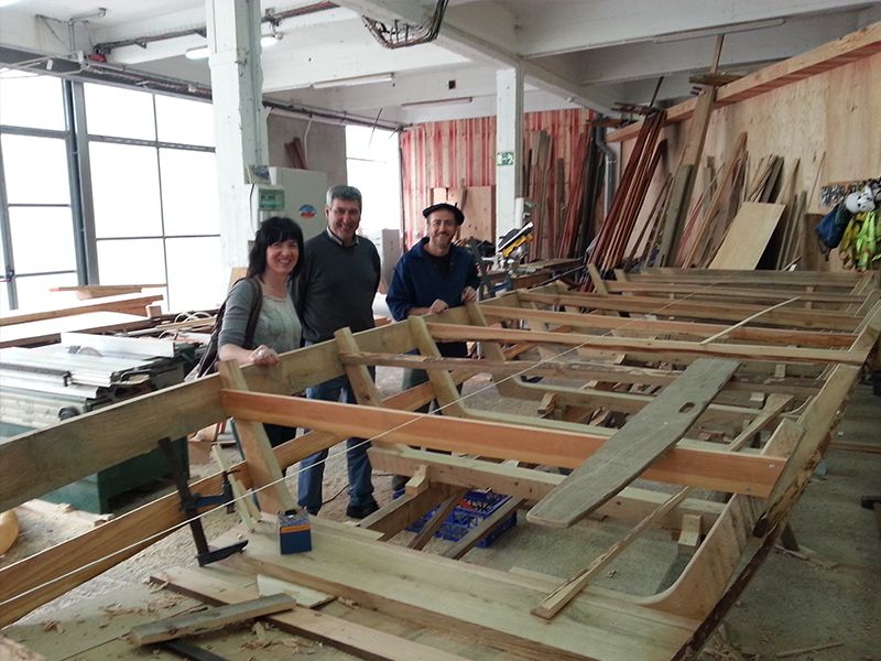 The construction of the ala or gabarra