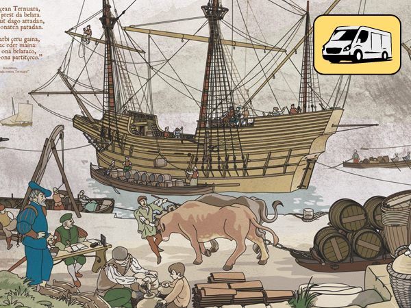 Visita Albaola + trasporte